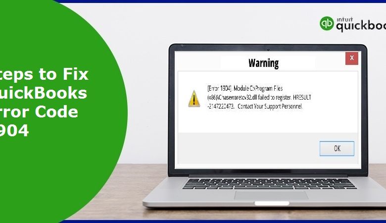 Fix QuickBooks Error code 1904 - Featured Image