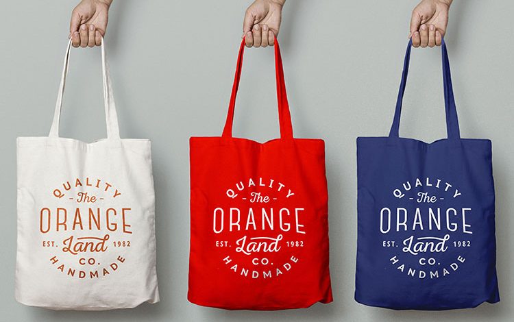 Custom printed tote bags