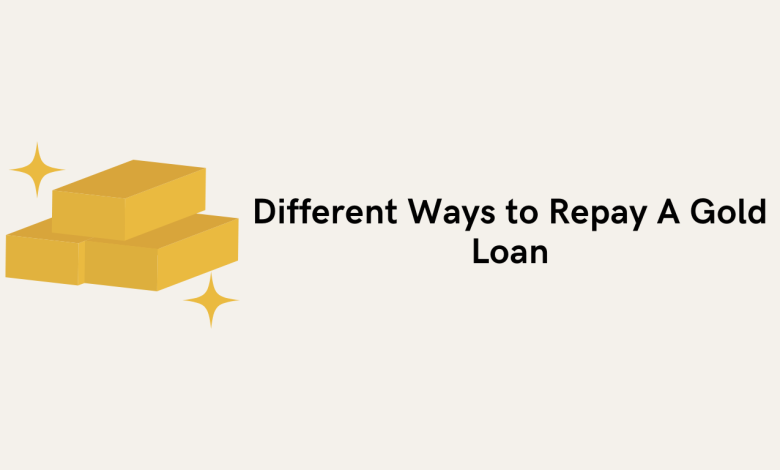 gold loan repayment