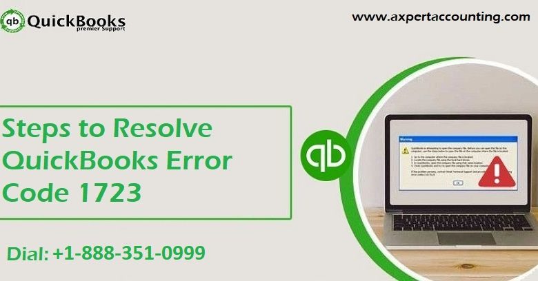 QuickBooks error code 1723